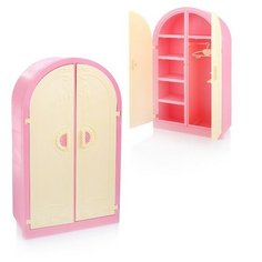 Шкаф "Маленькая принцесса" (нежно- розовый) Огонёк