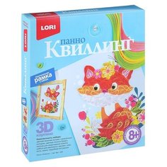 Квиллинг. Панно "Лисёнок Lori