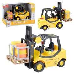 Машина "Спецтехника" на батарейках, в коробке Wen Yi