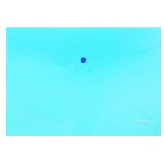 Папка- конверт пластиковая на кнопке А4ф "Premium" 180мкм - Непрозрачная- NEWtone PA Hatber