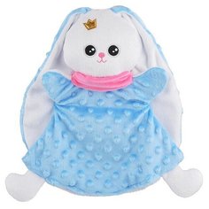 Игрушка "Кукла на руку Зайка" (голубой) Мякиши