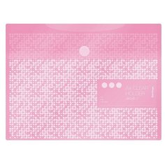 Папка- конверт на липучке "Starlight S", А4, 180мкм, пастель, розовая Berlingo