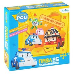 Пазл 25 "Робокар Поли" Только вперед! Origami