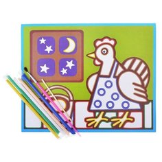 Картинка из песка "Курочка ряба Дрофа Медиа