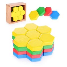 Мозаика шестигранная 4 цвета Rn Toys
