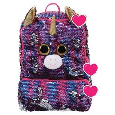 Рюкзак прямоугольный, TY, Розет, с пайетками