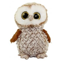 Мягкая игрушка, TY, Перси сова, коричневый, 15см