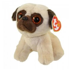 Мягкая игрушка, TY, Мопс собачка, 15см