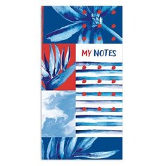 Блокнот Феникс+ Мои записи. Синяя фантазия 10х19см, 64 листа 48983