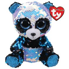 Мягкая игрушка TY Flippables Панда Bamboo, 15 см