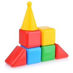 Набор кубиков "Башня" малый Пластмастер