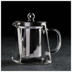 Чайник заварочный Magistro "Дарси", 300 мл, 13*7,5*11 см, с металлическим ситом