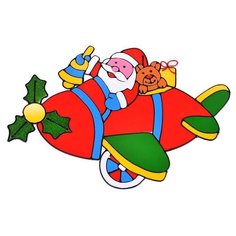 Панно Mister Christmas "Дед Мороз", в пакете (6AA0023)