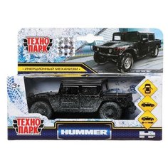 Машинка HUMMER h1 пикап в снегу, 12 см, дв., баг., инерц., кор Технопарк