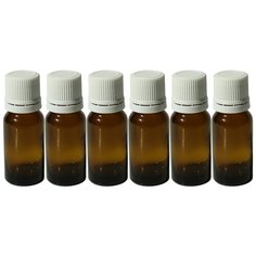 Флакон для духов Aromaprovokator темное стекло крышка пластик 10 мл набор 6 шт