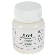 Экспоприбор Лак акриловый матовый, на водной основе, DecArt, 80 мл