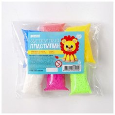 Школа талантов Набор лёгкого прыгающего пластилина 6 цветов микс