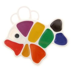 Луч Акварель «Луч», «Рыбка», 9 цветов, без кисти