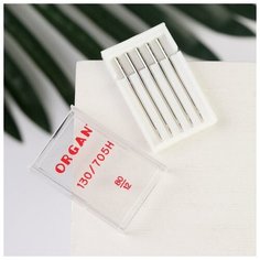 ORGAN Иглы для бытовых швейных машин, универсальные, №80, 5 шт
