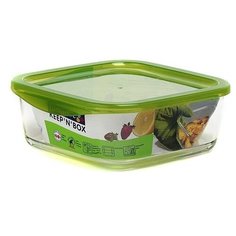 Салатник "KEEP`N SQUARE GREEN" 0,38 л с кр. (Arc international арт.Р4525) Luminarc