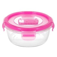 Салатник "PURE BOX ROUND PINK" 0,67 л с клапаном (Arc international арт.Р4596) Luminarc