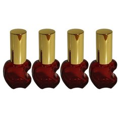 Атомайзер для духов Aromaprovokator красное яблоко стекло спрей золото 50 мл набор 4 шт