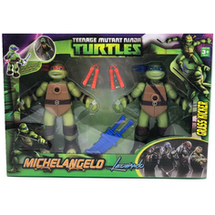 Фигурки Черепашки Ниндзя 2в1 со световым проектором ch toys