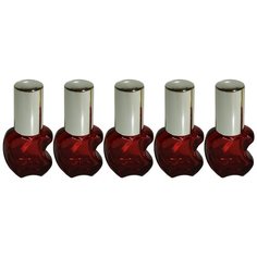Атомайзер для духов Aromaprovokator красное яблоко стекло спрей серебро 15 мл набор 5 шт