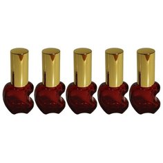 Атомайзер для духов Aromaprovokator красное яблоко стекло спрей золото 50 мл набор 5 шт