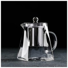 Чайник заварочный Magistro "Дарси", 450 мл, 14*8,5*13,5 см, с металлическим ситом