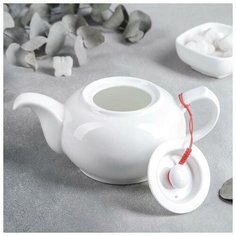 Чайник заварочный Wilmax England 500 мл, цвет белый