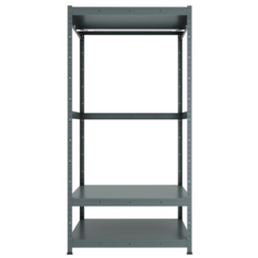 Металлический стеллаж 3 полки First Logistik HIT HANG 91.2х60х182.4 см ral7012