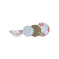 Столовый сервиз "PEONY FLORAL BLUE" из 19 пр. (Arc international арт.N6264) Luminarc
