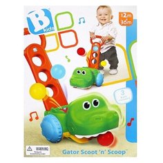 Игрушка-каталка Bkids Крокодил с мячиками 4703