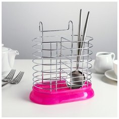 Сушилка для столовых приборов Доляна подвесная, d 2,5 см, 15,5*11*19 см