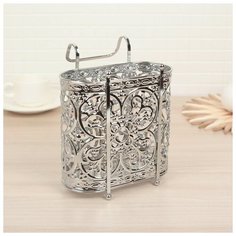 Сушилка для столовых приборов Доляна подвесная, d 2 см, 15,4*8*19 см