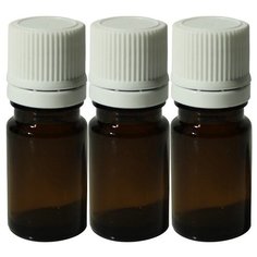 Атомайзер для духов Aroma provokator темное стекло крышка капельница 5 мл набор 3 шт Aromaprovokator