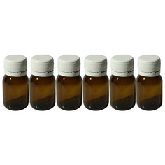 Флакон для духов Aromaprovokator темное стекло крышка пластик 30 мл набор 6 шт