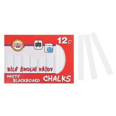 Koh- I- Noor Мелки белые Koh- I- Noor, в наборе 12 штук, квадратные