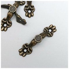 Арт Узор Ручка для шкатулки металл (набор 4 шт) 4,2х0,7х0,5 см