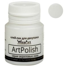 WizzArt Клей-лак для декупажа, универсальный, 20 мл, WizzArt Polish, матовый