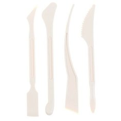 GLOBUS Набор стеков для лепки GLOBUS, малый, 4 шт., профессиональные, пластиковые Глобус