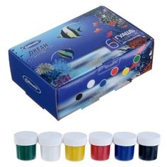 Cullinan Гуашь 6 цветов х 25 мл, Cullinan «Океан», в картонной коробке