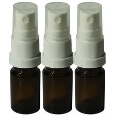 Атомайзер для духов Aroma provokator темное стекло спрей пластик 5 мл набор 3 шт Aromaprovokator