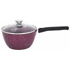 Ковш Кукмара(Kukmara) 1,5л со стеклянной крышкой, линия "Trendy Style" с антипригарным покрытием