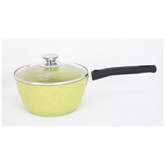 Ковш Кукмара(Kukmara) 1,5л со стеклянной крышкой, линия "Trendy Style" с антипригарным покрытием