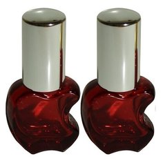 Атомайзер для духов Aromaprovokator красное яблоко стекло спрей серебро 15 мл набор 2 шт