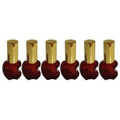 Атомайзер для духов Aromaprovokator красное яблоко стекло спрей золото 50 мл набор 6 шт