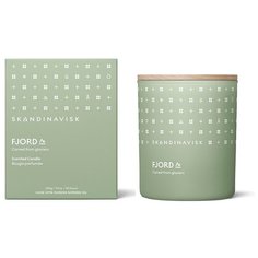 Свеча ароматическая FJORD с крышкой, 200 г (новая) Skandinavisk