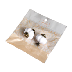 Арт Узор Ручка для шкатулки Ретро 4104965 (2 шт.) белый/бронзовый